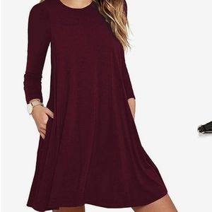 Swing T-Shirt Dress with Pockets